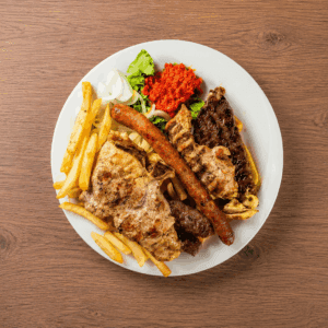 Tagliere di carne per una persona