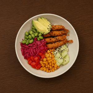 POKE BOWL CRISPY SHRIMP