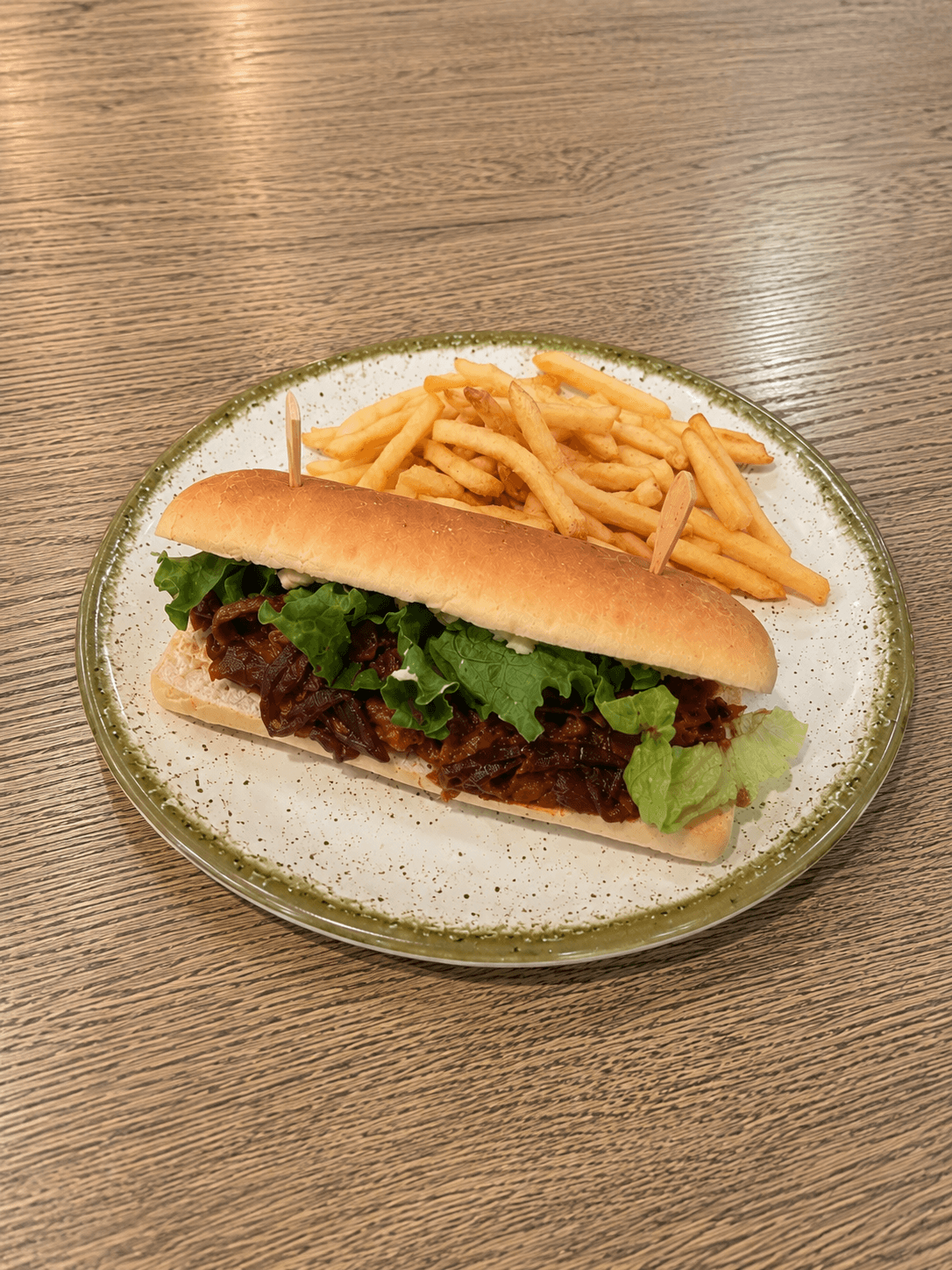 PORK PHILLY CHEESESTEAK