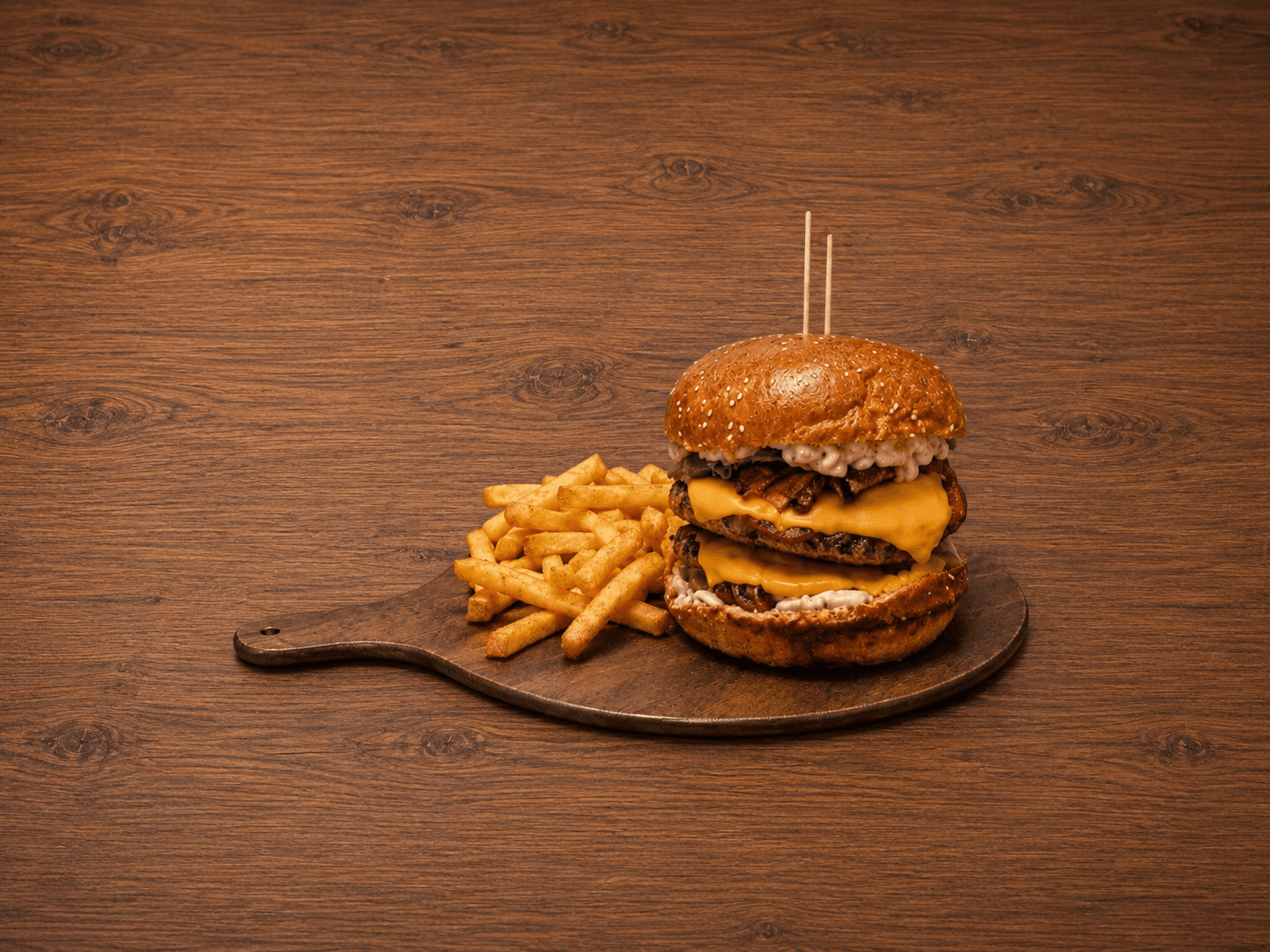 Truffle Bacon burger
