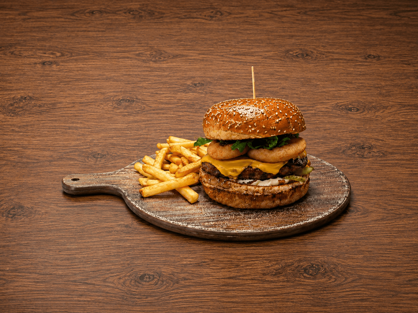 BBQ Onion burger